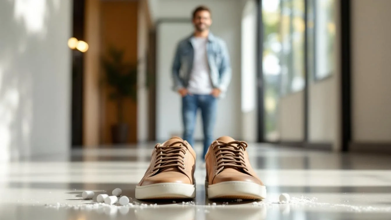 Der Kreide-Trick über Nacht: Nie wieder feuchte oder riechende Schuhe im Flur