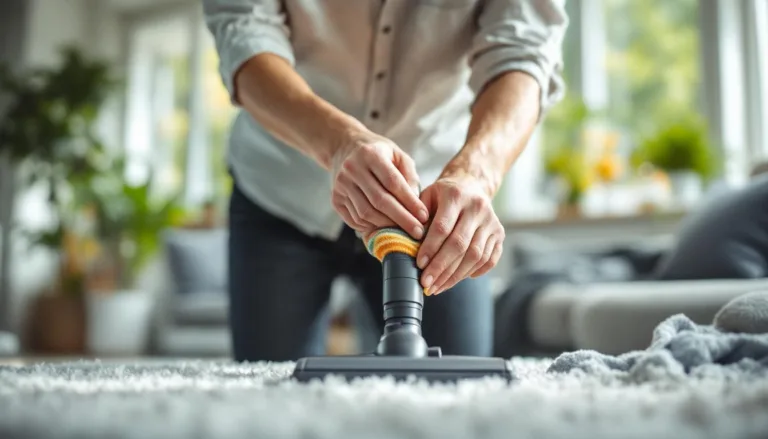 entdecken sie den genialen socken-hack für ihren frühjahrsputz: erfahren sie, warum das überziehen einer socke über das staubsaugerrohr die reinigung erleichtert und staub effektiv einfängt.