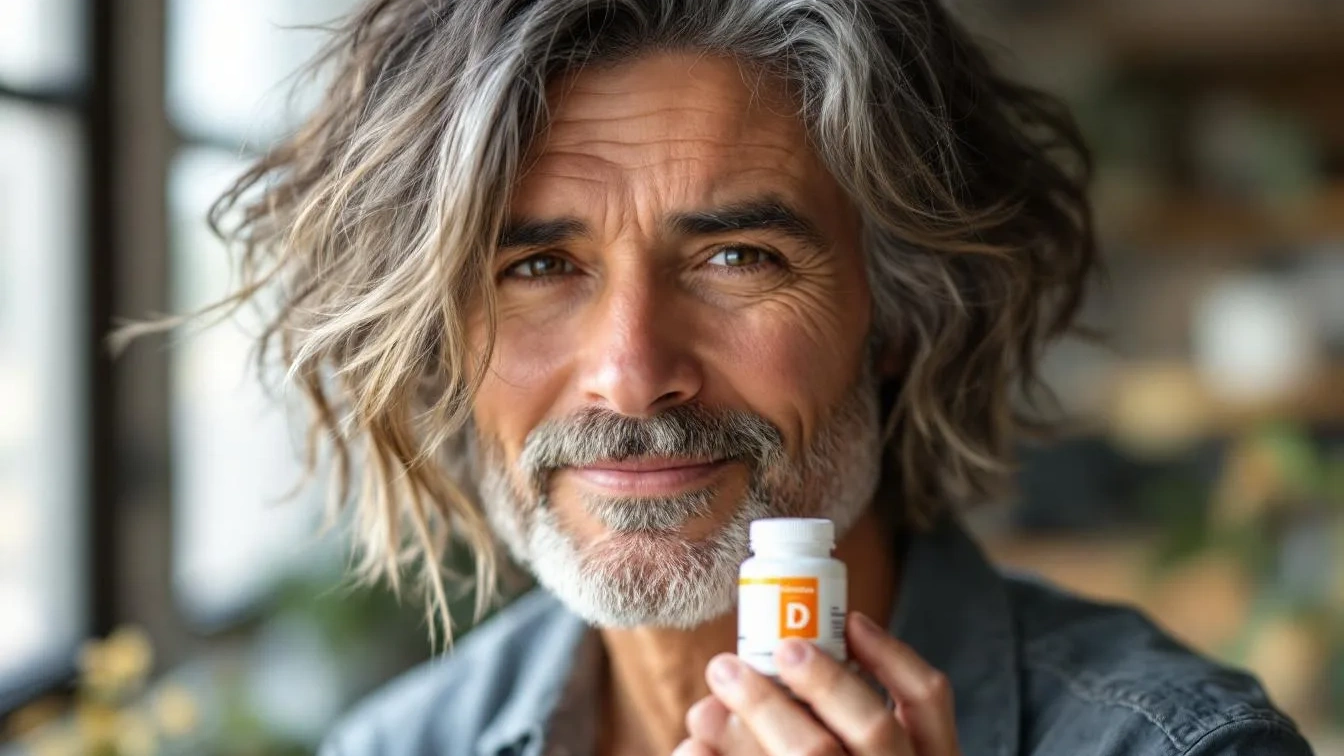 Graue Haare stoppen? Warum dieses Vitamin-D-Präparat im März den entscheidenden Unterschied macht