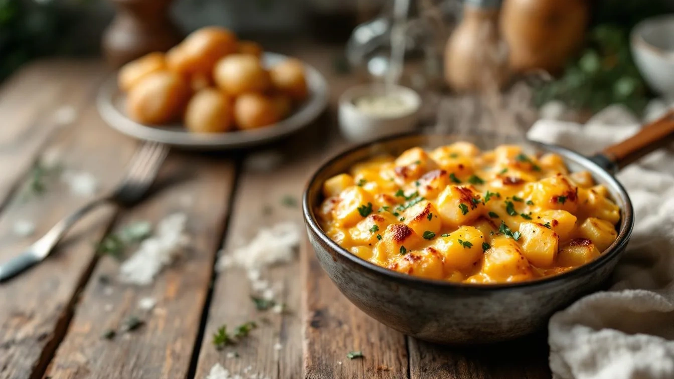Weder Sahne noch Brühe: Dieses herzhafte Kartoffel-Käse-Rezept sorgt für wohlige Wärme