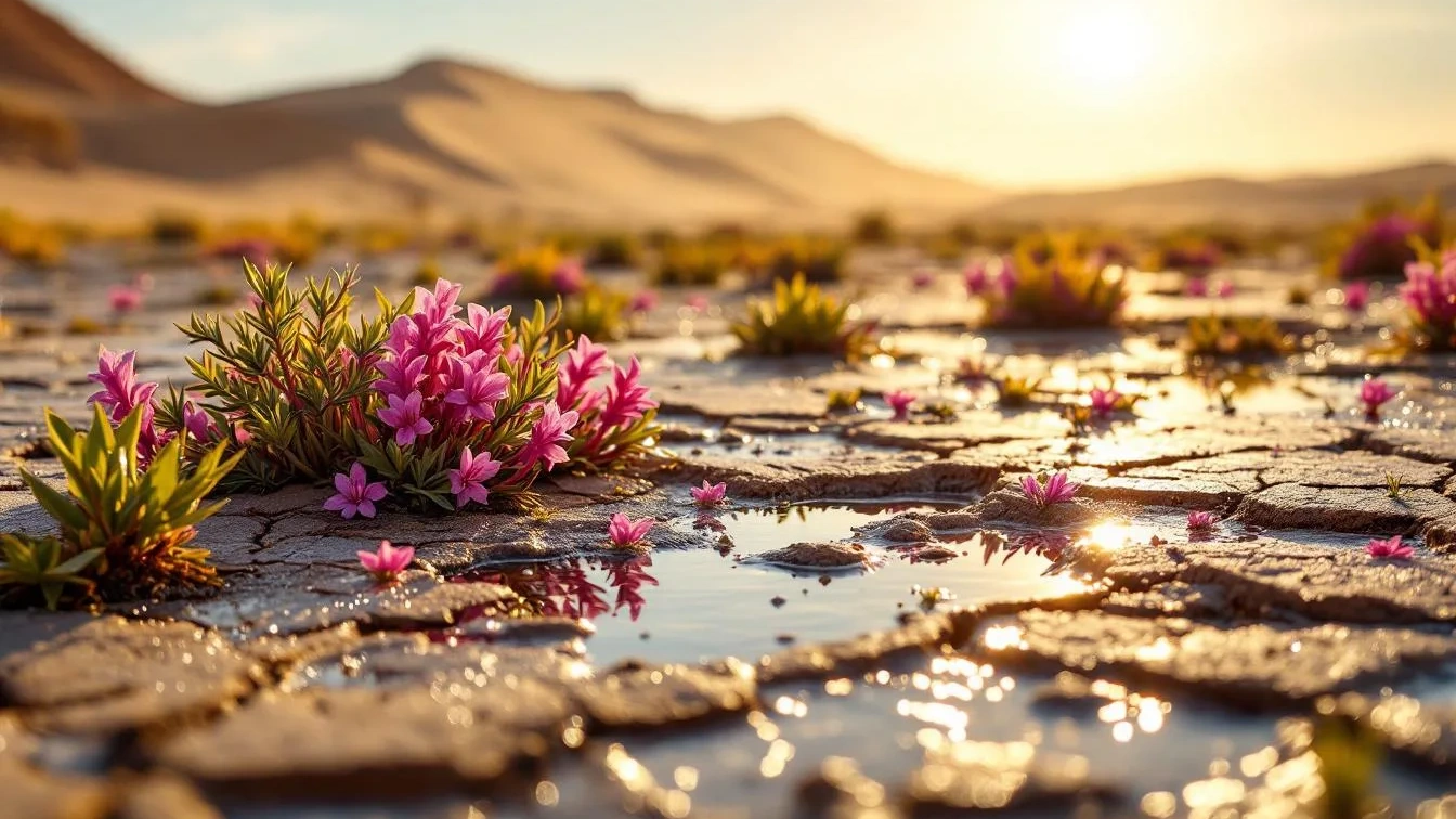 Wetter-Phänomen: Wie extreme Niederschläge das Ökosystem der Wüste nachhaltig verändern